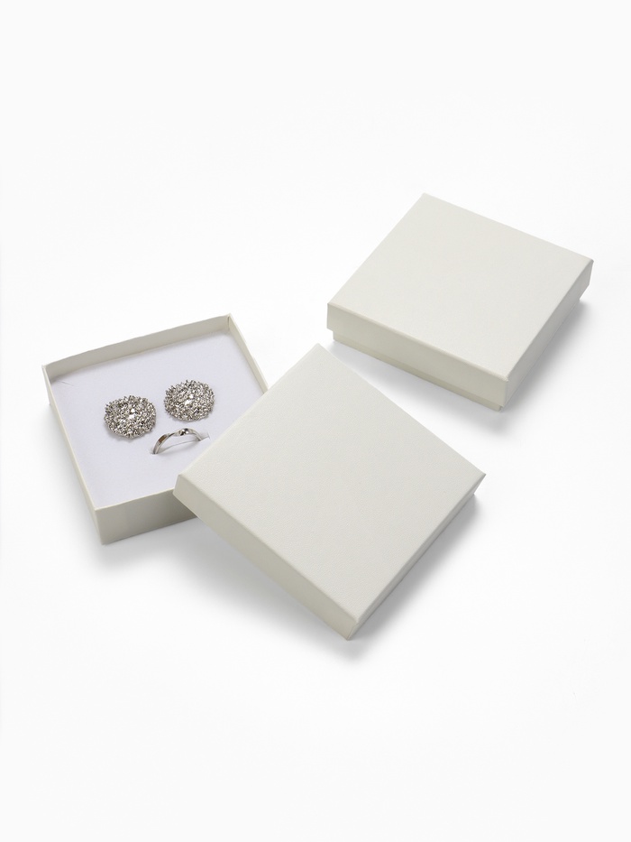 Коробочка подарочная под набор «Минимал», 9×9 см, белая, (полезная часть 8.5×8.5 см,)